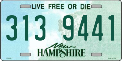 NH license plate 3139441