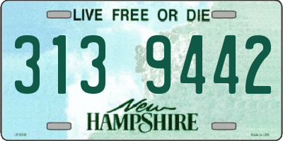 NH license plate 3139442
