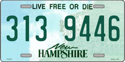 NH license plate 3139446