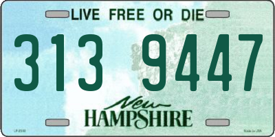 NH license plate 3139447