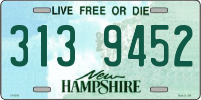 NH license plate 3139452