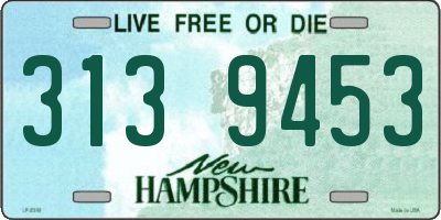 NH license plate 3139453