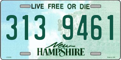 NH license plate 3139461