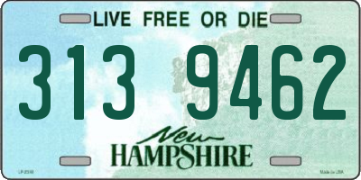 NH license plate 3139462