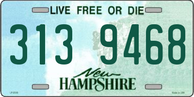 NH license plate 3139468