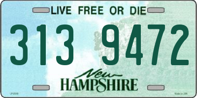 NH license plate 3139472