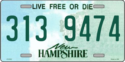 NH license plate 3139474