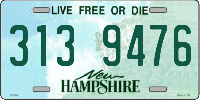 NH license plate 3139476
