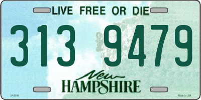 NH license plate 3139479