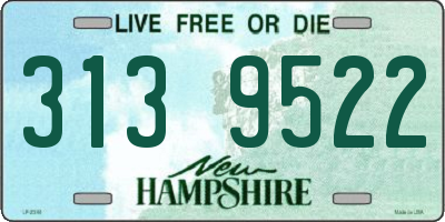 NH license plate 3139522