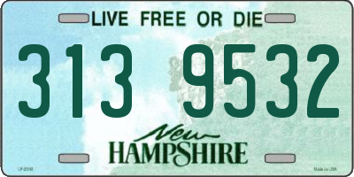 NH license plate 3139532