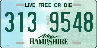 NH license plate 3139548