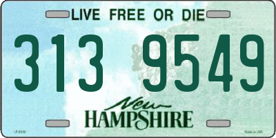NH license plate 3139549