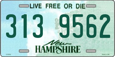 NH license plate 3139562