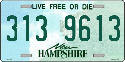 NH license plate 3139613