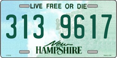 NH license plate 3139617