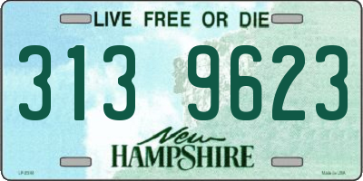 NH license plate 3139623