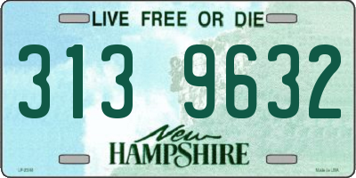 NH license plate 3139632