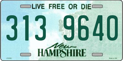 NH license plate 3139640