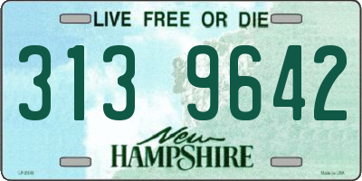 NH license plate 3139642