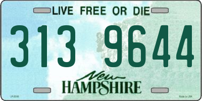 NH license plate 3139644