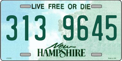 NH license plate 3139645