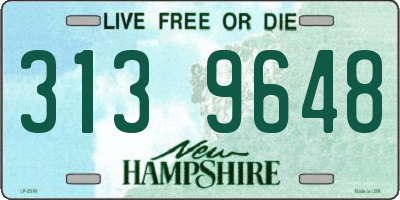 NH license plate 3139648