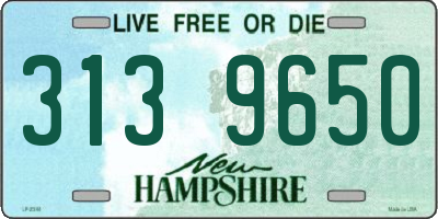 NH license plate 3139650