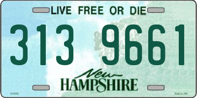 NH license plate 3139661