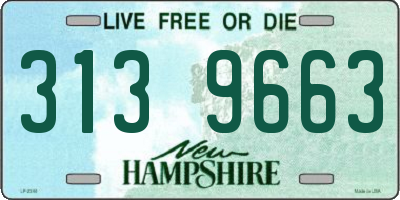 NH license plate 3139663