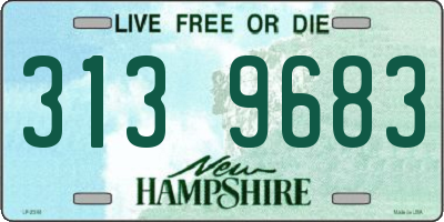 NH license plate 3139683