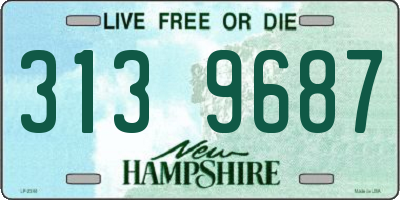 NH license plate 3139687