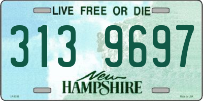 NH license plate 3139697