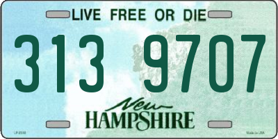 NH license plate 3139707