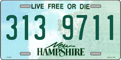 NH license plate 3139711