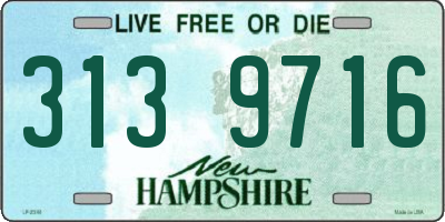 NH license plate 3139716