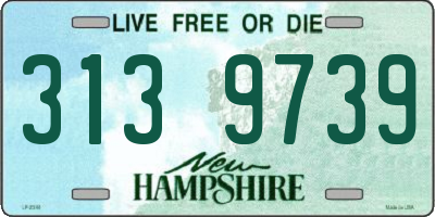 NH license plate 3139739
