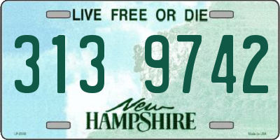 NH license plate 3139742