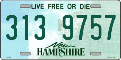 NH license plate 3139757