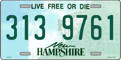 NH license plate 3139761