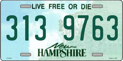 NH license plate 3139763