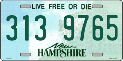 NH license plate 3139765