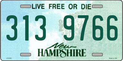 NH license plate 3139766
