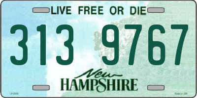 NH license plate 3139767