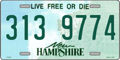 NH license plate 3139774