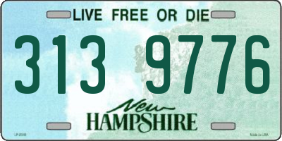 NH license plate 3139776