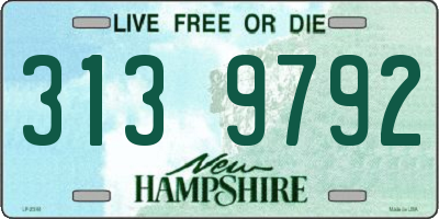 NH license plate 3139792