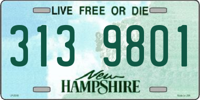 NH license plate 3139801