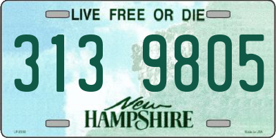 NH license plate 3139805