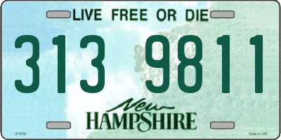 NH license plate 3139811